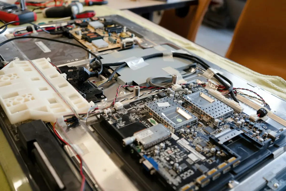 Elektronik cihaz kartı ve bağlantılar